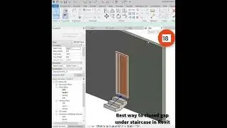 Fixed Opening Under Staircase in Revit