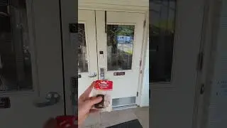 Pin code & Remote release access control with Alarm Lock DL2700