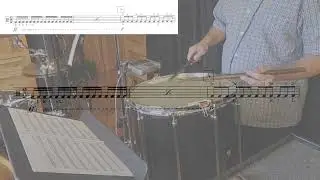 Solo #5 from Nine French American Rudimental Solos Vol. 1 by Joseph Tompkins
