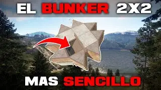 🚀EL BUNKER MAS FACIL DE RUST🚀 Base starter SOLO/DUO/TRIO RUST 2023 | TUTORIAL ESPAÑOL
