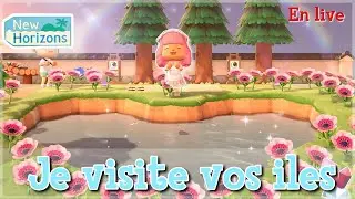 LIVE ANIMAL CROSSING NEW HORIZONS : JE VISITE VOS ÎLES !🦋
