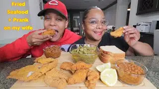 I'M TIRED OF DOING EVERYTHING IN THIS MARRIAGE PRANK ON MY WIFE + FRIED SEAFOOD MUKBANG PRANK
