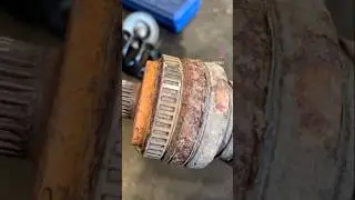 BMW common fault, rear driveshafts corrode/swell up causing the ABS ring the catch the sensor