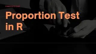 Proportion Test in R
