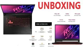 unboxing asus rog gaming laptop
