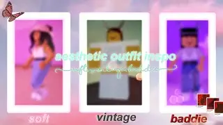aesthetic outfit inspo || roblox (soft, vintage, etc.)