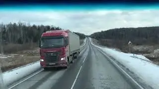 Работа в БТФ, Рейс перед отпуском! Фура на боку.