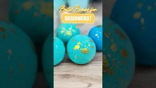 BATH BOMBS For BEGINNERS: A Step-by-Step Tutorial! + Easy Recipe!