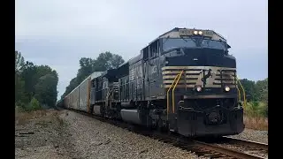 NS 18D rolls by Dry Branch Rd w/ SD70ACC 1803 leading & nice K5LA