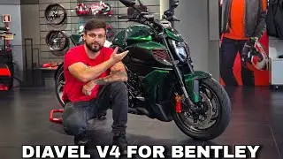 A NOVA DUCATI DIAVEL V4 BENTLEY | APENAS 500 PARA O MUNDO TODO