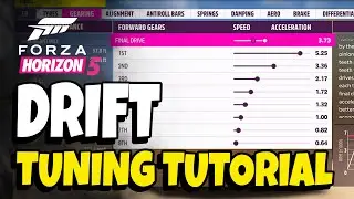 The Only DRIFT TUNING Guide You Will Ever Need!  - How to drift tune Forza Horizon 5 - Tutorial