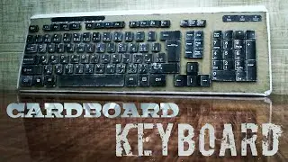 How to make cardboard keyboard
