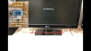troubleshooting no display monitor, fixing no signal problem in monitor