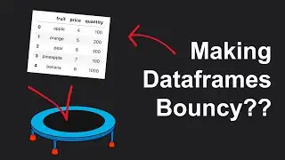I Made a Bouncy DataFrame in Jupyter (Injecting HTML/CSS into Jupyter Lab/Notebook)