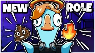 NEW POOPING PIGEON ROLE! 💩| Goose Goose Duck (ft. Cartoonz, Dead Squirrel, & More)