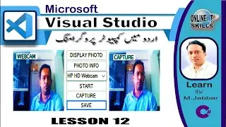 C Sharp 12: How to Capture Image Using Webcam in CSharp 