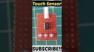 How to make touch sensor || simple touch sensor || #shortsfeed #sensor #shorts  #viral #electronic