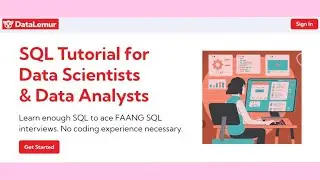 Free SQL Tutorial for Data Scientists & Data Analysts