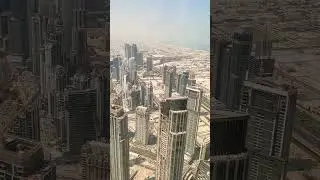 Дубай. Burj Khalifa.Вид с 124 этажа
