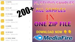 KICK.CLAP.SHERA. 👍ALL SAMPLES IN ONE ZIP FILE FL STUDIO SAMPLES FREE DOWNLOAD NOW 🔥