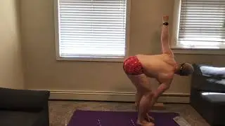 Naked-ish Yoga: Changing Perspectives: Malasana, Half-Splits