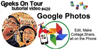 Google Photos  Edit, Make Collage, Share, all on the phone 