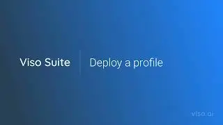 Tutorial 12: Deploy a profile