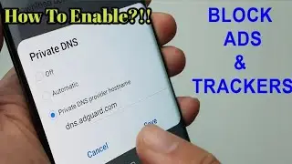 How To Setup Private DNS On Android to Block Trackers  | How to Enable Private DNS on Any Android