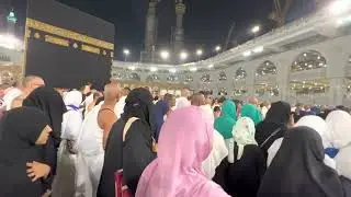 Красивое видео из мечети Аль-Харам в прямом эфире | Таваф и Каба в прямом эфире