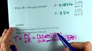 PV=nRT - Use the Ideal Gas Law
