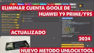 ELIMINAR CUENTA GOOGLE  HUAWEI Y9 PRIME/Y9S  ACTUALIZADO(2024)