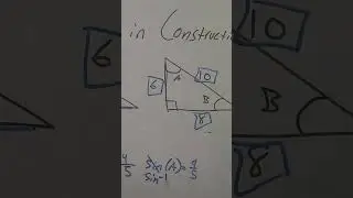 Find the Missing Angle in a Right Triangle (How to Cancel Sine Cosine Tangent) 