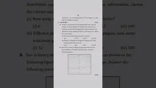 Class 10 General Mathematics 1st Unit Test Question Paper 2024-25 #seba #itzrafiq #maths #class10