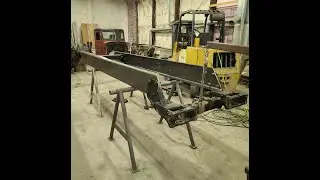 359 EXHD Peterbilt restoration PT7 Finishing up drilling and cutting of new frame rails.