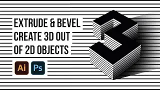 Create 3D Out of 2D Objects Effect | Adobe Illustrator