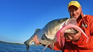Trolling Woods Hole for Stripers with Skirted Swimming Jigs