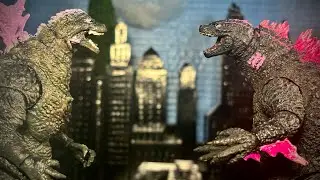 Godzilla Minus One Evolved VS Legendary Godzilla Evolved - Epic Stop Motion Battle