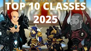 AQW MY TOP 10 CLASSES 2025