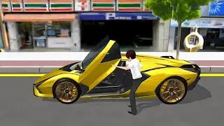 Lamborghini Aventador All Super Car Parking in Garage & Ramp Driving 3D Driving Class