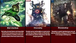 Marvel vs. DC | Most Powerful Characters In Comics - Part 1