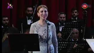 Heydər  Əliyev  Sarayında Xalq  artisti Fidan Hacıyevanın solo konserti olub