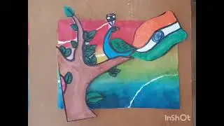 Crafty Drawing On Happy Independence Day