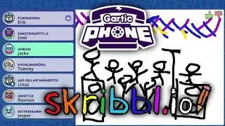 Ritningsspel med Erik, Emil, Jacke, Tommy, Rasmus, Jesper & Jonte