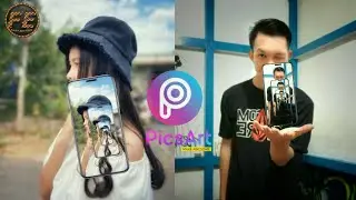Tutorial edit foto 3d dengan picsart | Tutorial picsart