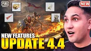PUBG Mobile 4.4 Update New Features | 4.4 Update Tips And Tricks | PUBG MOBILE | BGMI
