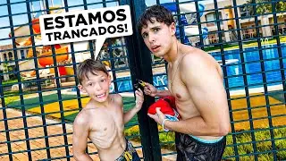 O NIKINHO E O PAÇOCA FICARAM PRESOS DENTRO DO PARQUE AQUÁTICO
