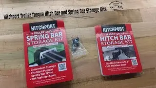 Product Review - Hitchport Trailer Tongue Hitch Bar and Spring Bar Storage Kits