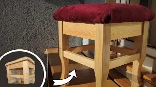 Remaking my first stool - Hand tools woodworking build