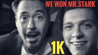Peter and Tony - We won Mr.Stark -  2019
