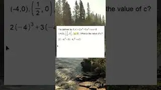 SAT Math Using Function Roots 